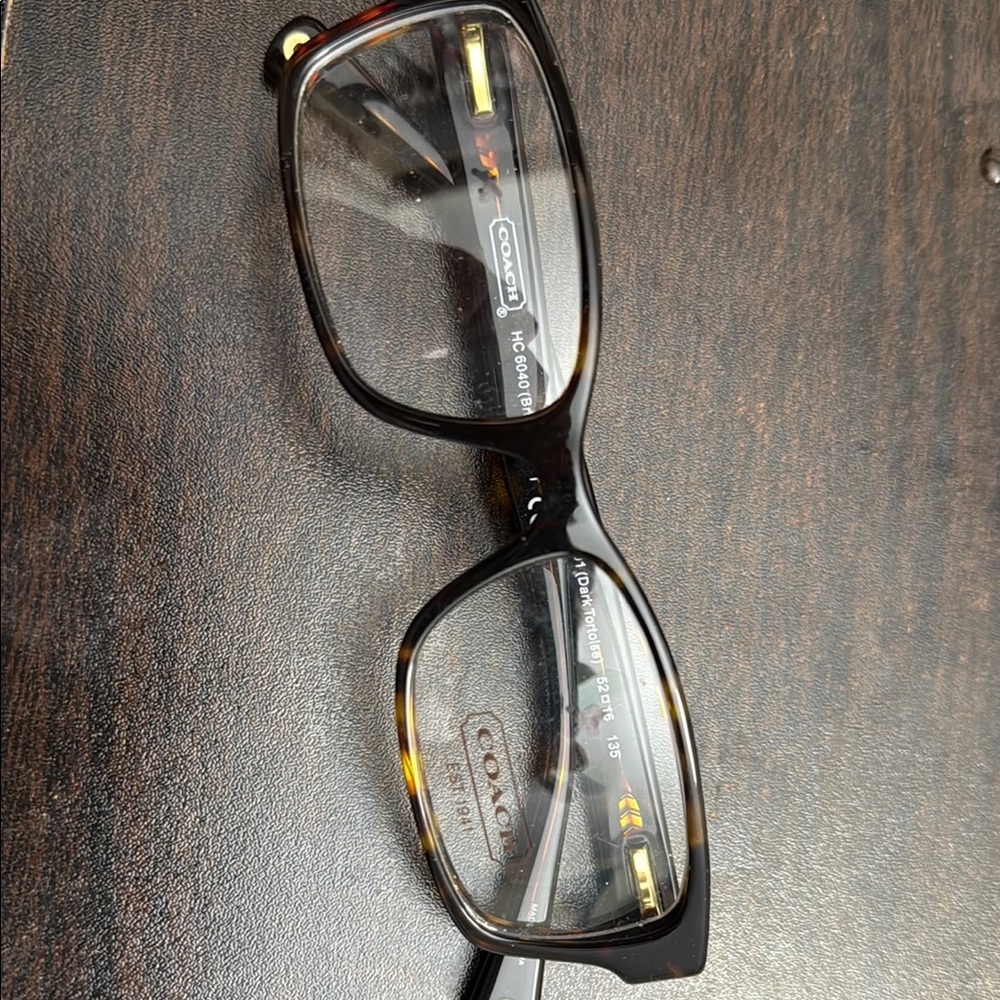 Coach Tortoise Shell Glasses